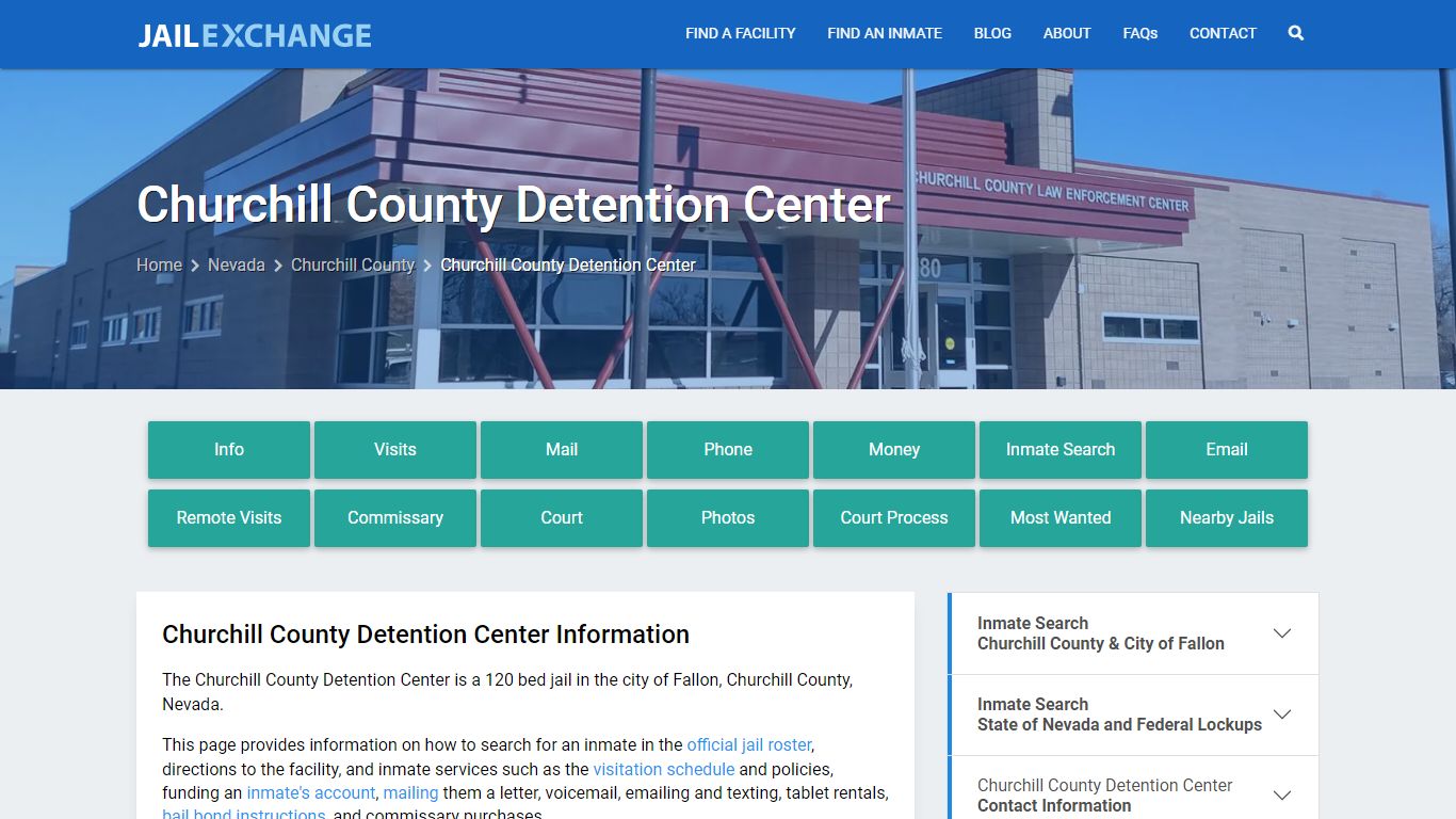 Churchill County Detention Center - Jail Exchange
